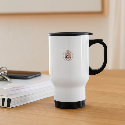 Sheikh coffee Travel Mug - white