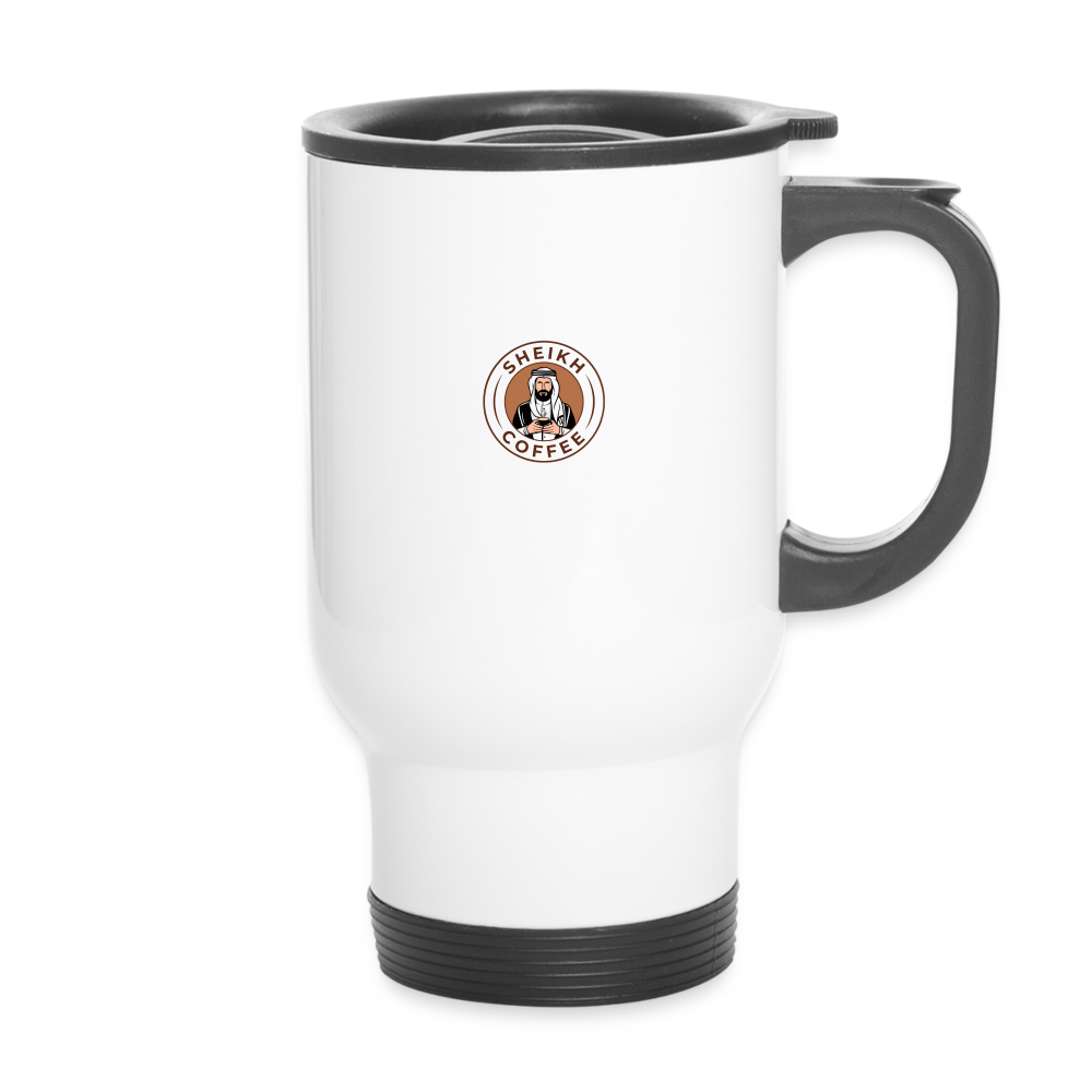 Sheikh coffee Travel Mug - white